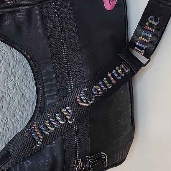NWT Juicy Couture Material Girl Shoulder Bag With Coin Pouch Color Liquorice - Picture 9 of 17
